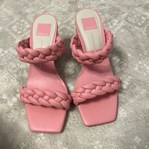 Dolce Vita Pink Braided Sandals- 8.5